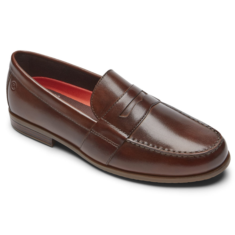 Rockport Mens Classic Lite 2 Penny - Loafers Brown - ZTF521637